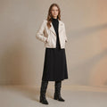 Biker jacket nancy blanco crudo