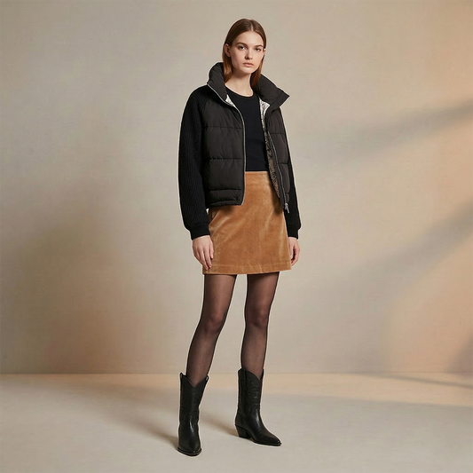 Parka puffy anika negro