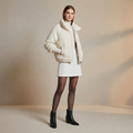 Parka puffy anika blanco crudo