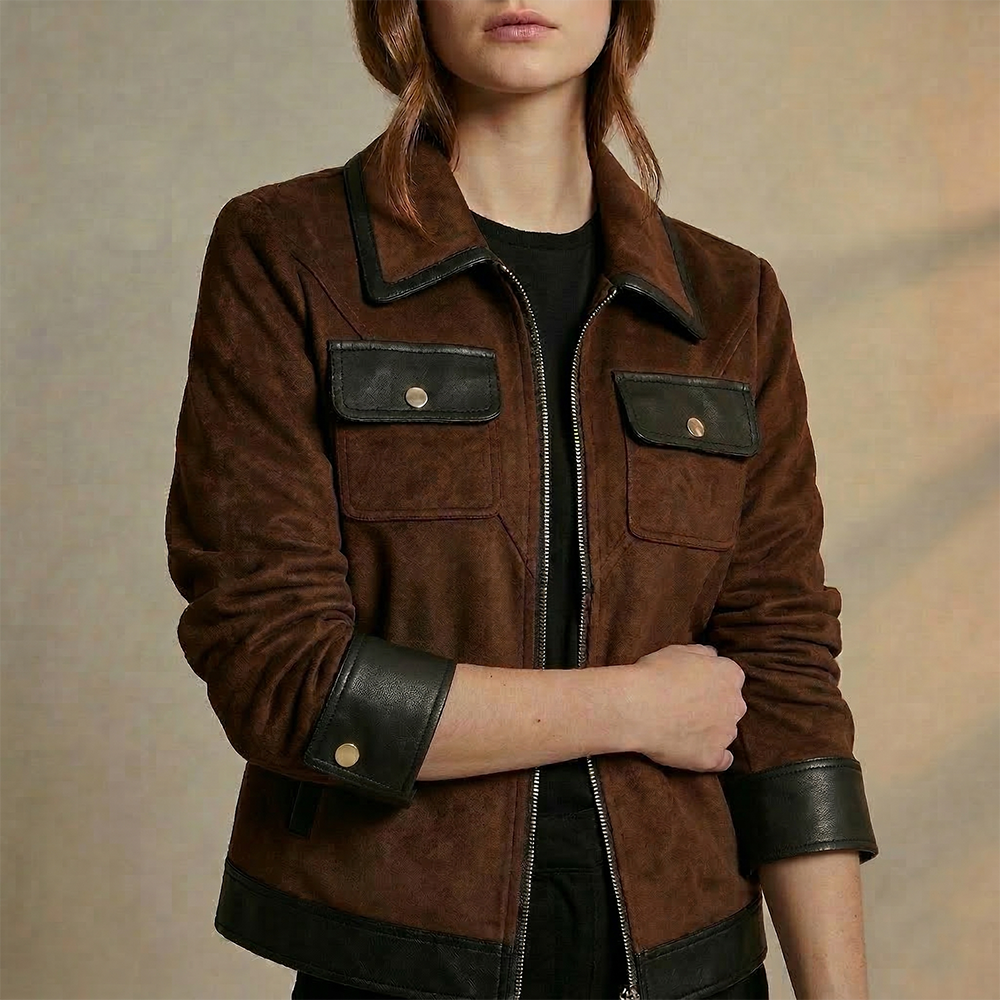 Jacket selma café oscuro