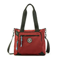 Cartera tote ait mediana burdeo