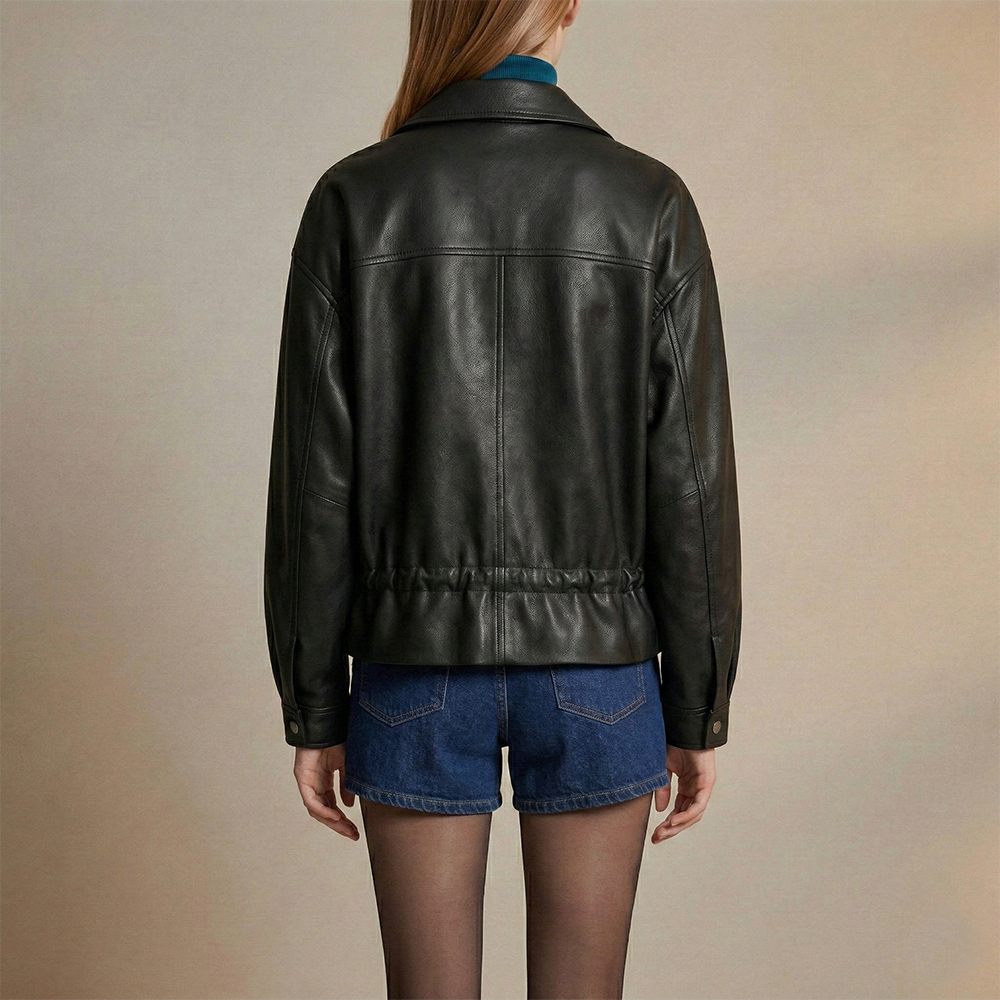 Retro bomber jacket viviana negro