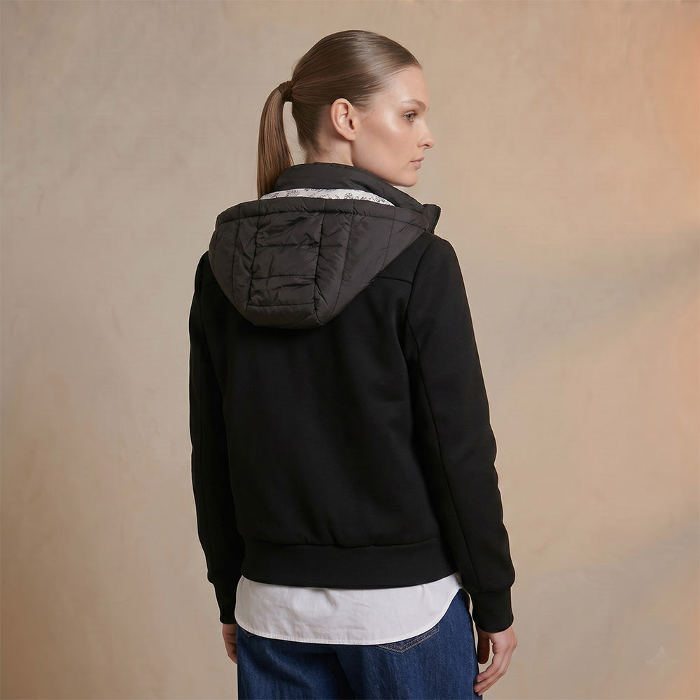 Chaqueta reversible manuela negro