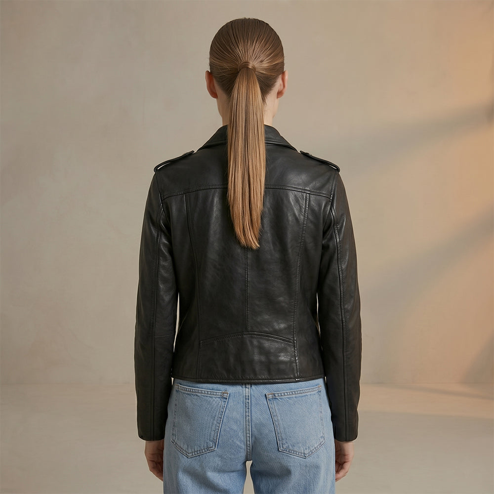 Biker jacket nancy negro