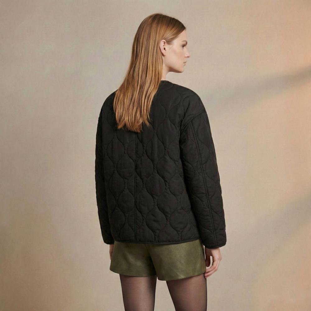 Jacket puffy soft atenas negro