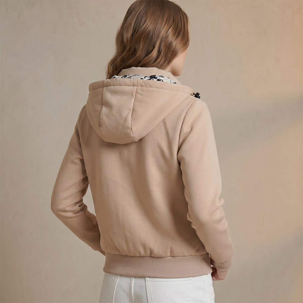 Chaqueta reversible manuela beige