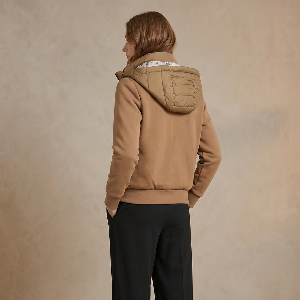 Chaqueta reversible manuela verde oliva
