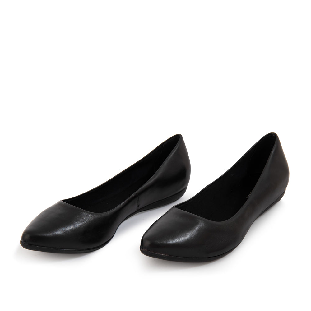 Zapato matilda cuero negro