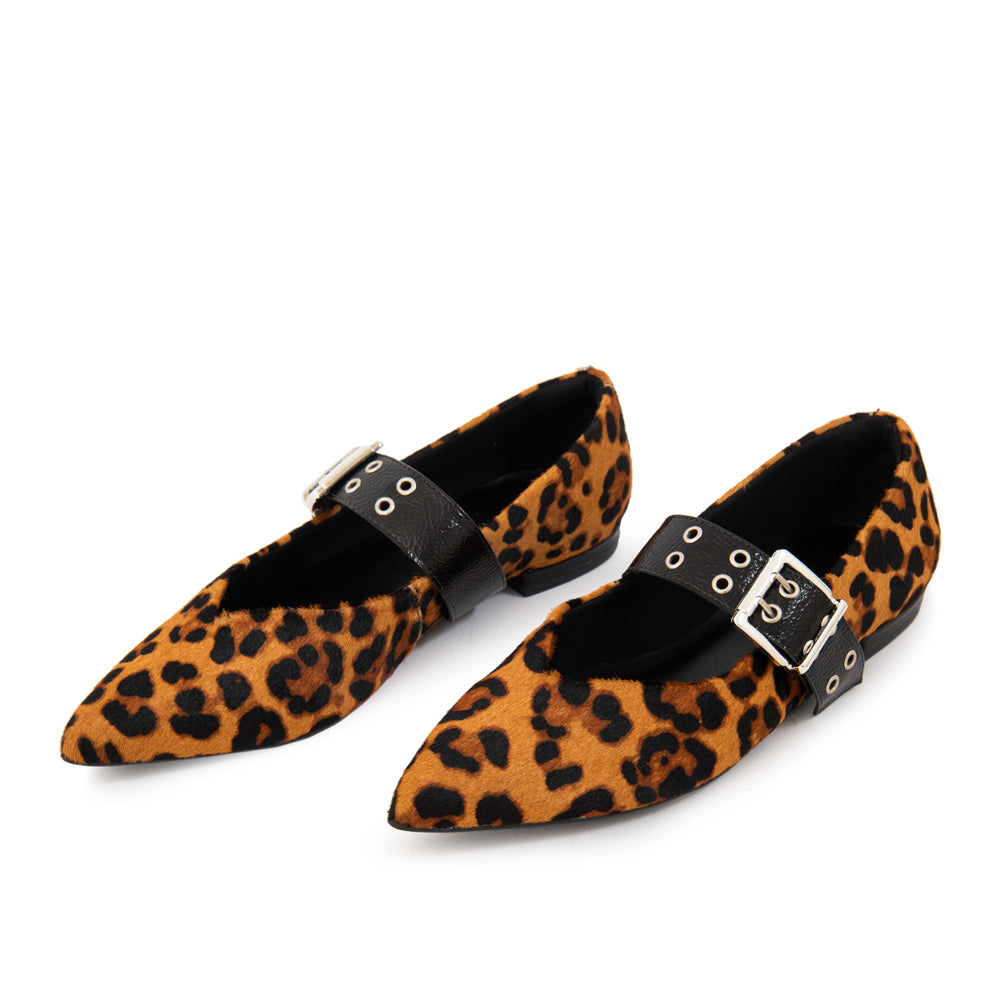 Zapato isabel cuero camel