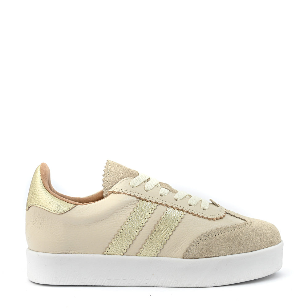 Zapatilla paty cuero