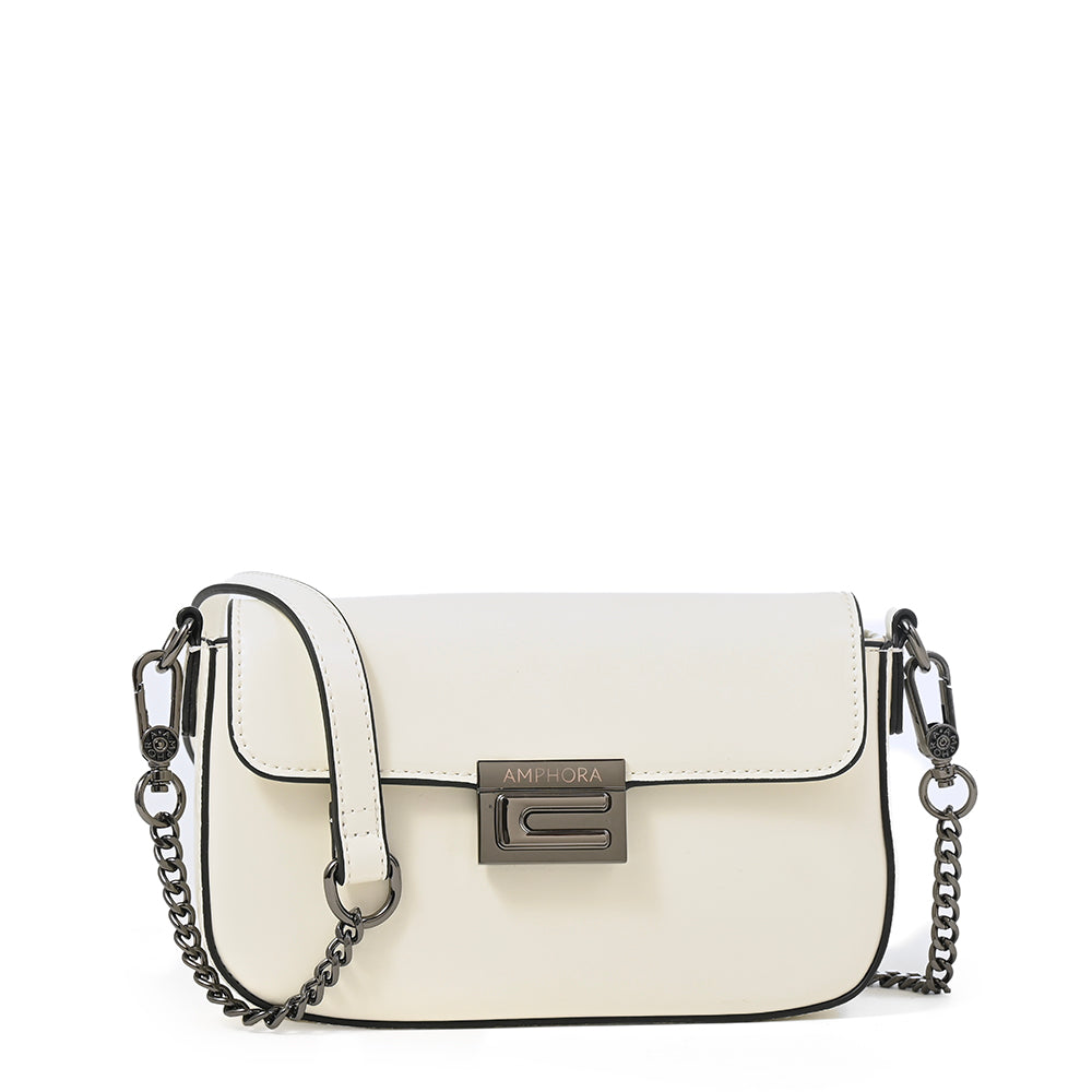 Cartera bandolera alba pequeña blanco