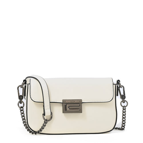 Cartera bandolera alba pequeña