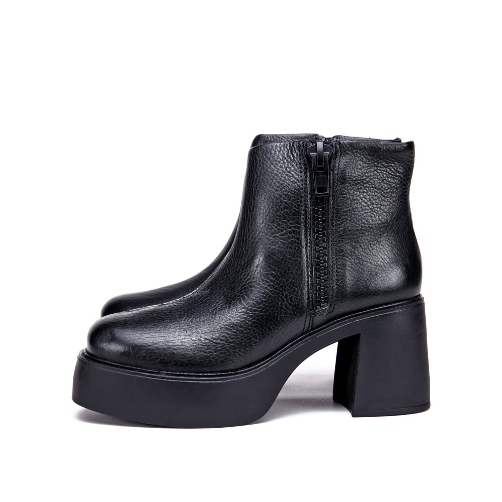 Botin taco anouk negro