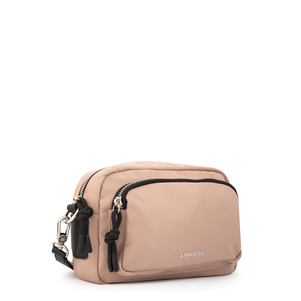 Cartera bandolera aferdita beige