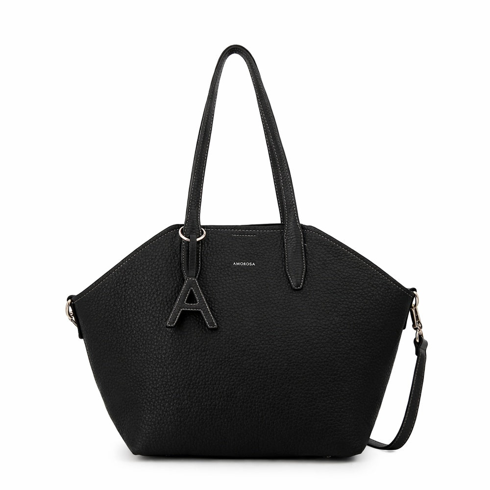 Cartera tote bote monique mediana negro