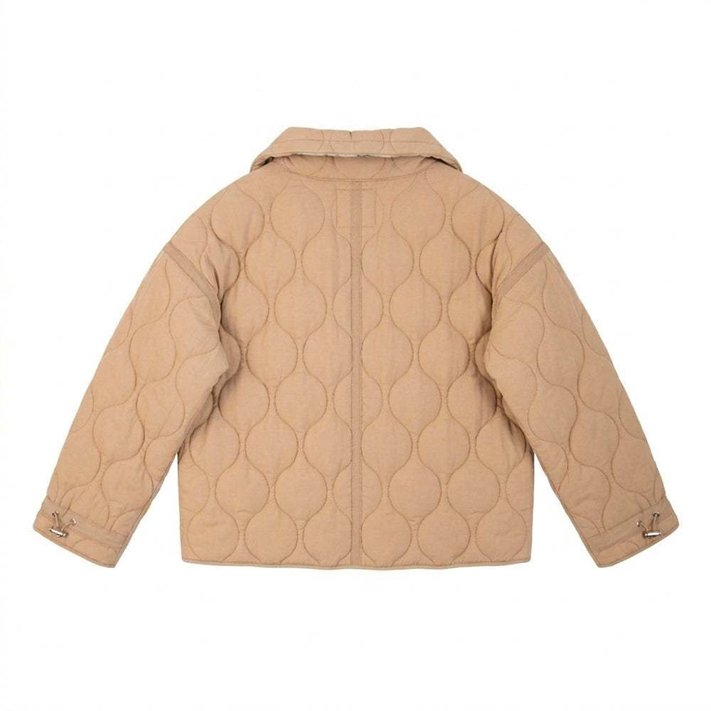 Jacket puffy soft bruselas beige oscuro