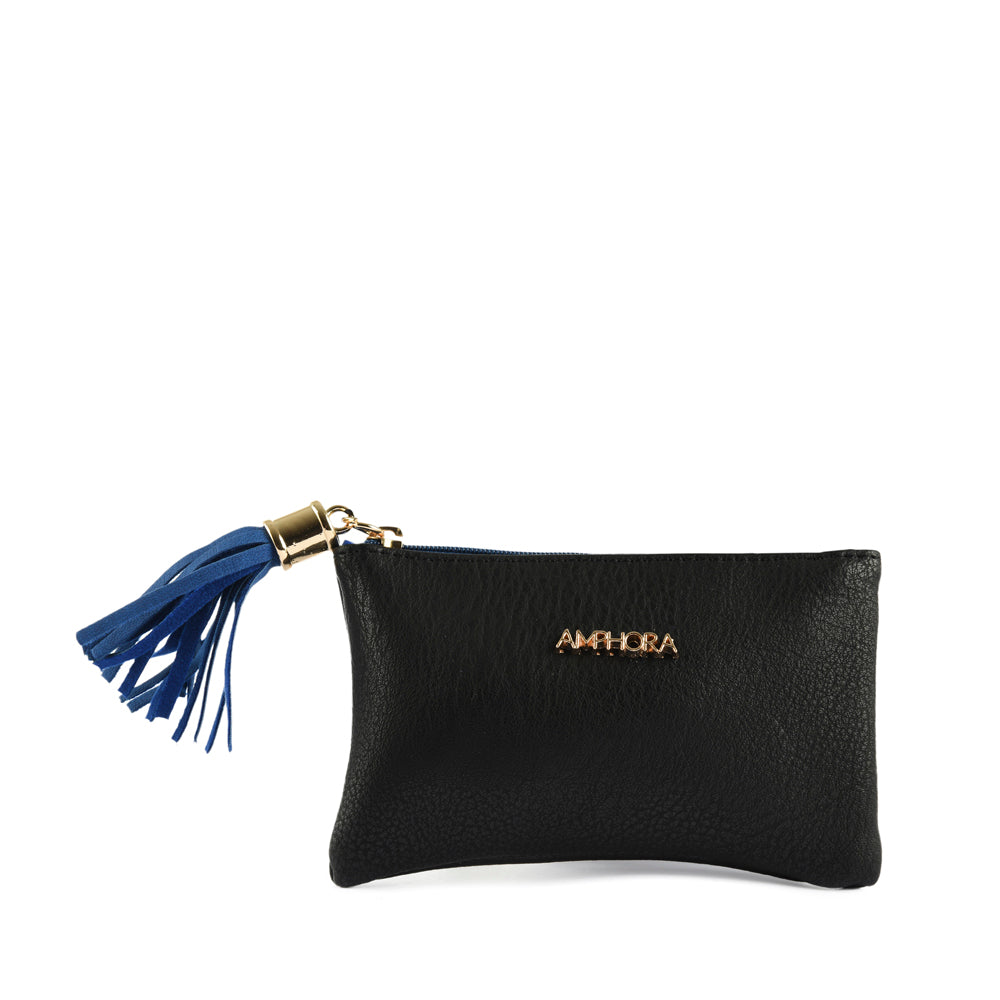 Monedero rectangular budapest pequeña negro