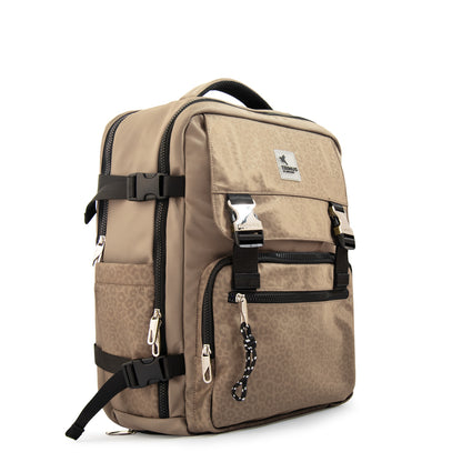 Mochila travel college taupe