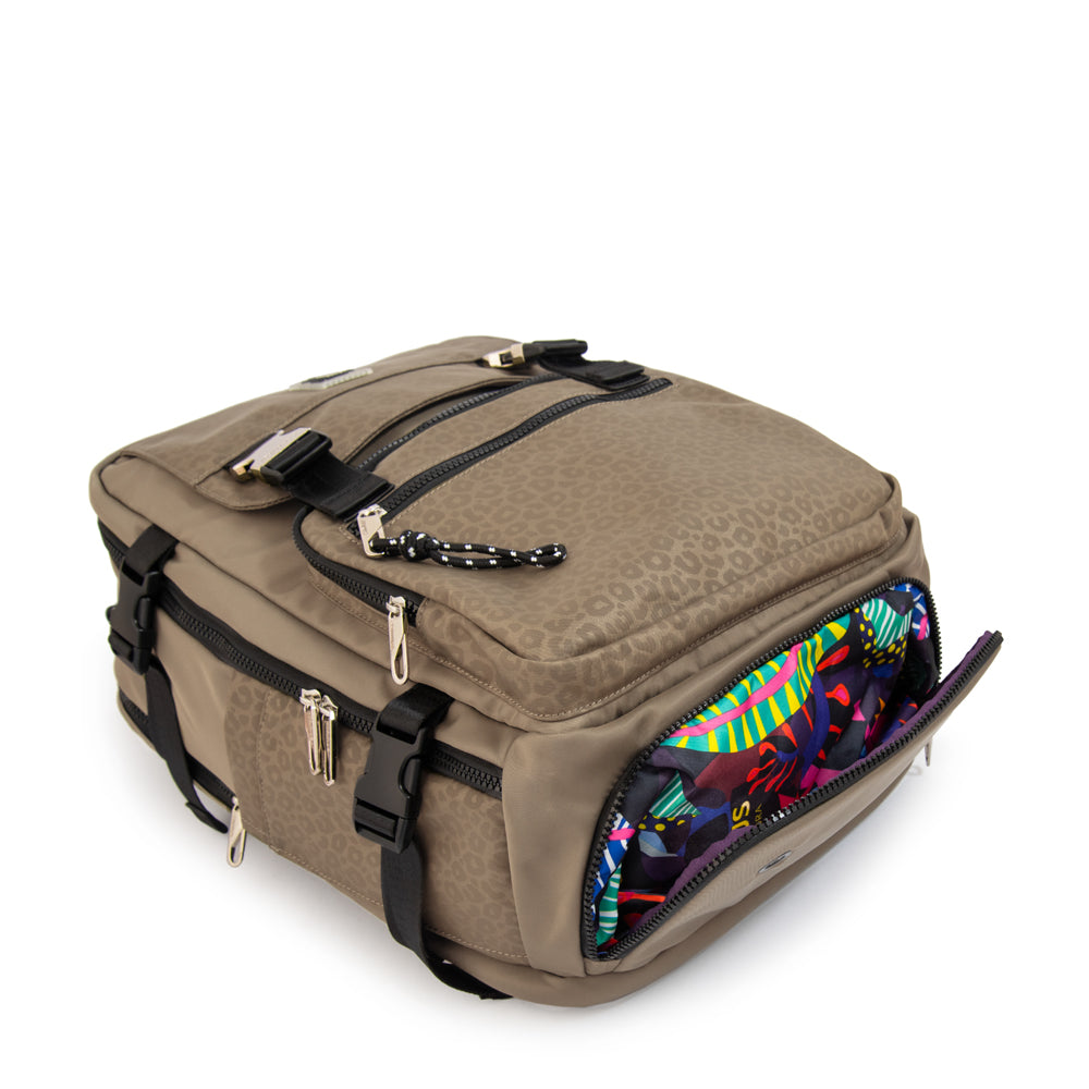 Mochila travel college taupe