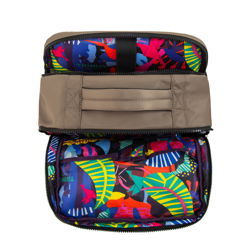 Mochila travel college taupe