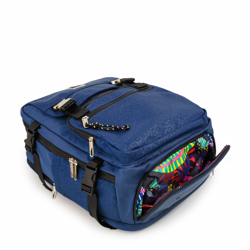 Mochila travel college azul