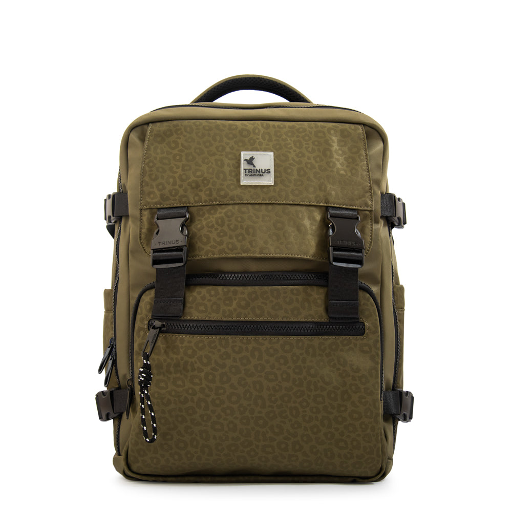Mochila travel college verde oliva