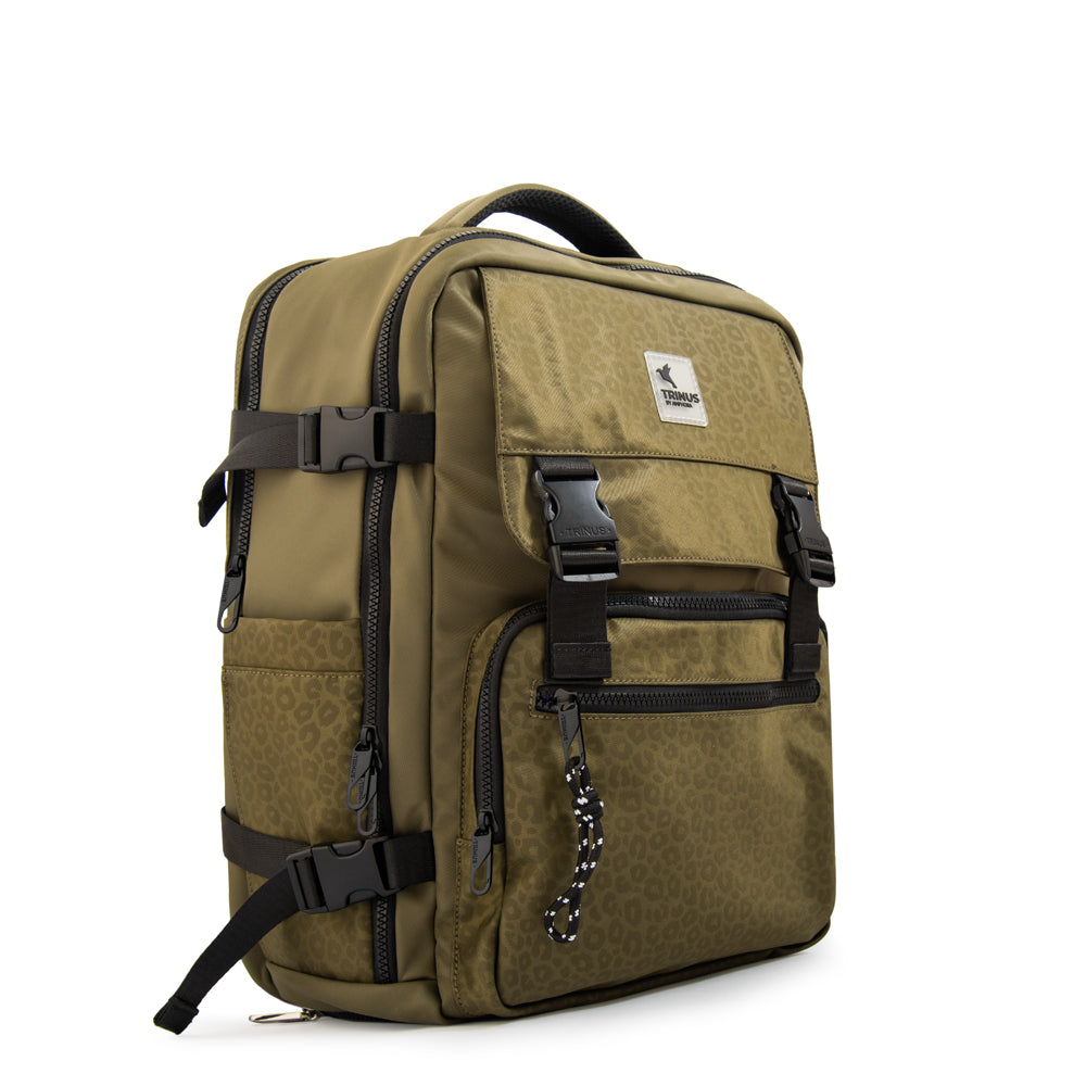Mochila travel college verde oliva