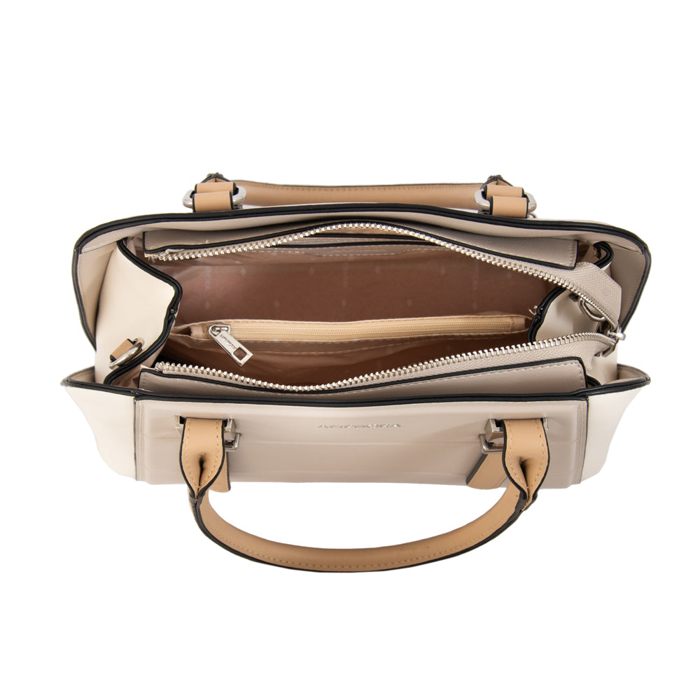 Cartera tote sun mediana blanco
