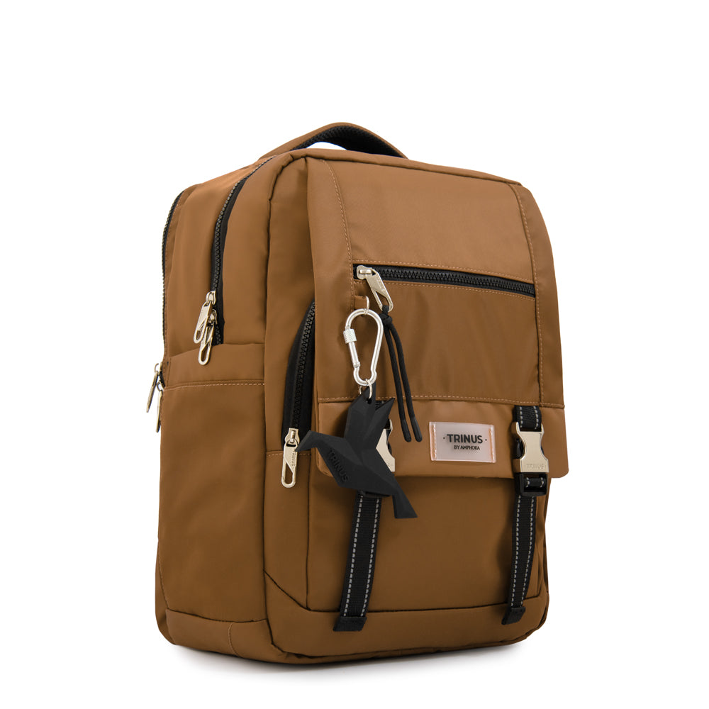 Mochila travel dania grande beige oscuro