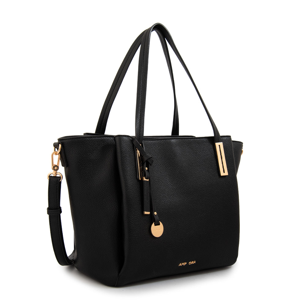 Cartera tote tres divisiones finlandia negro