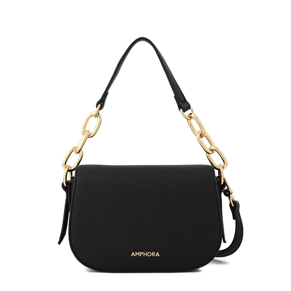 Cartera bandolera chiara mediana