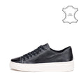 Zapatilla fepa cuero negro