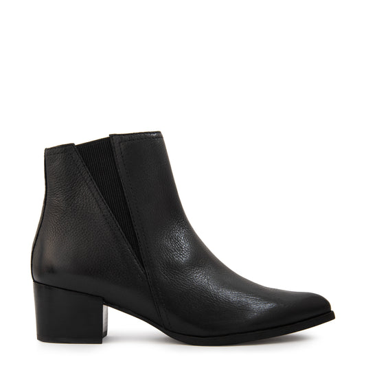 Botin fernanda cuero negro