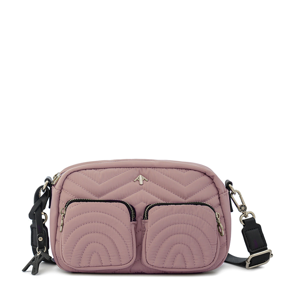 Cartera bandolera georgia pequeña rosa viejo