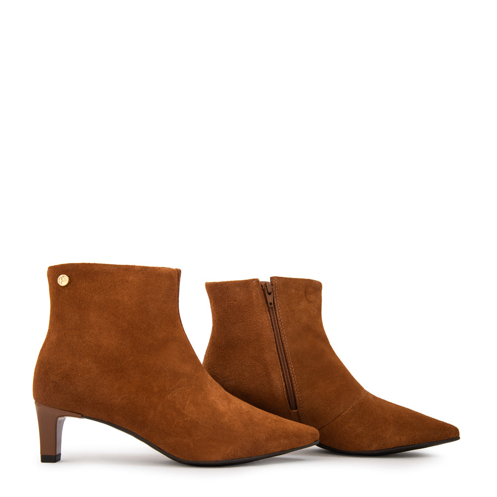Botin irina cuero café