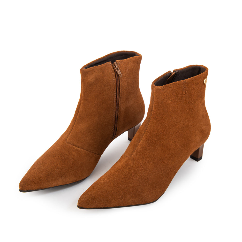 Botin irina cuero café