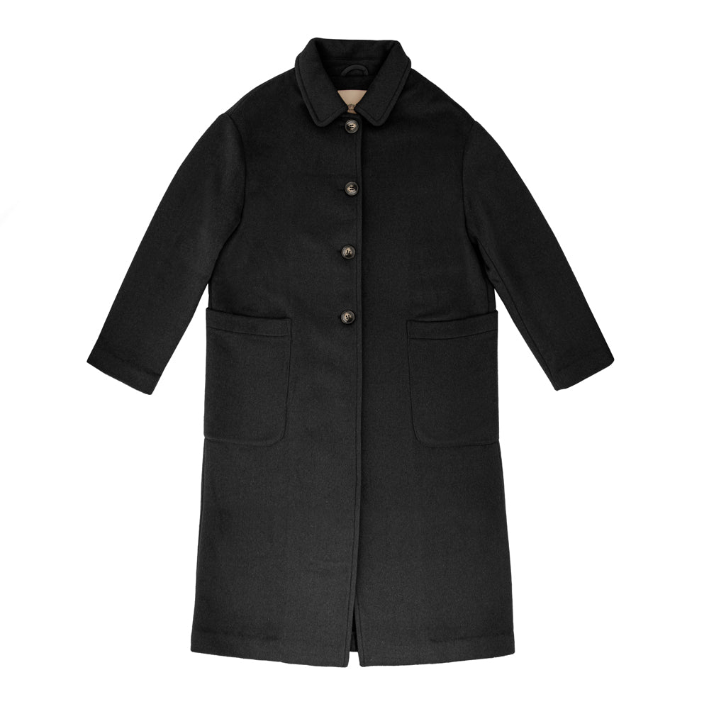 Abrigo largo ivy negro