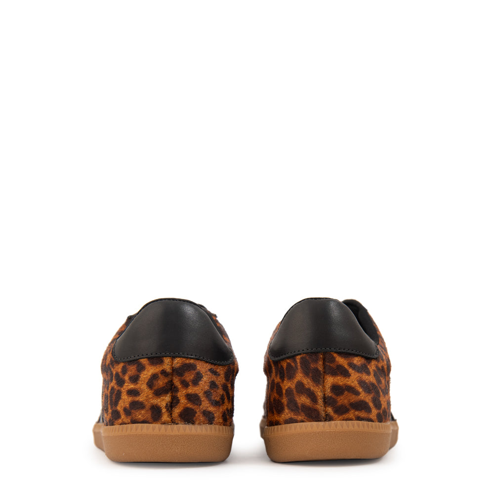Zapatilla liu cuero camel