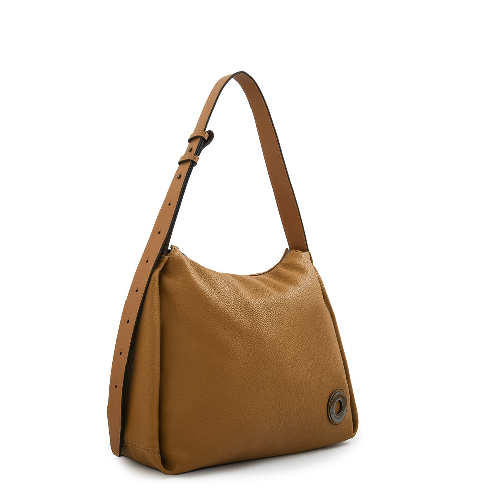 Cartera corte recto marisa grande camel
