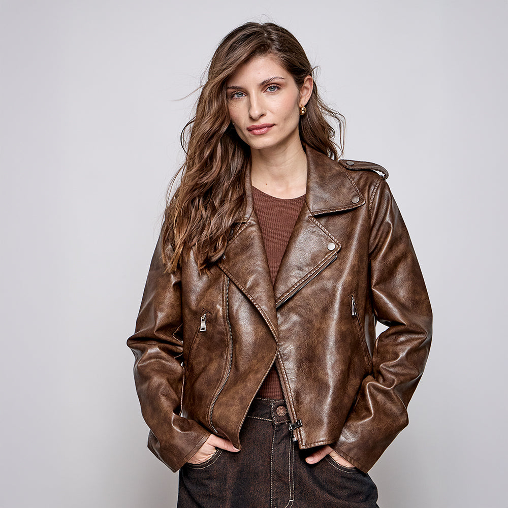 Biker jacket nancy café