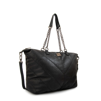 Cartera tote onix grande negro
