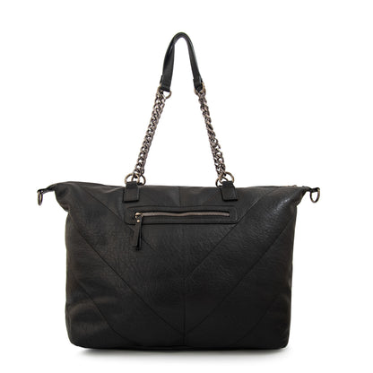 Cartera tote onix grande negro