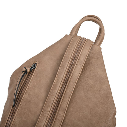 Mochila mediana yomy taupe