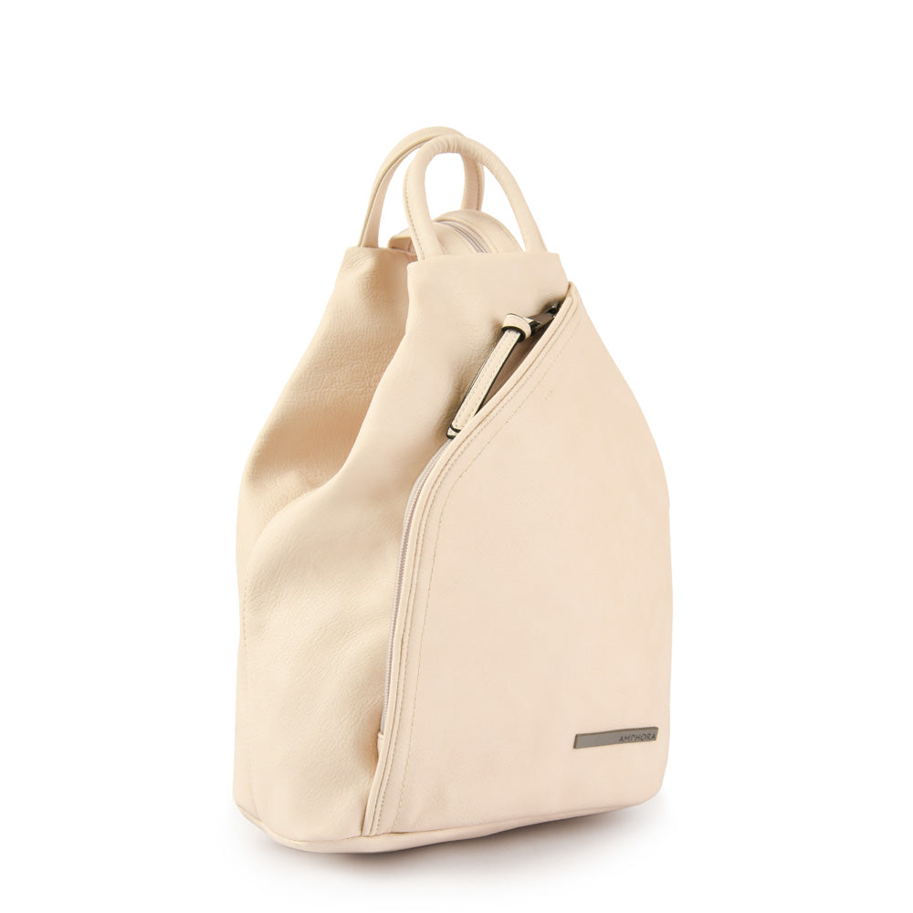 Mochila yomy mediana blanco crudo