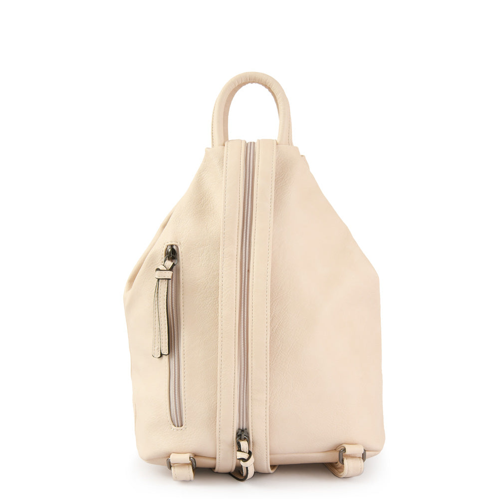 Mochila yomy mediana blanco crudo