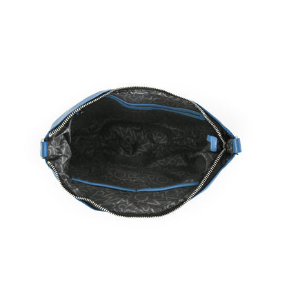 Cartera bandolera mediana elie azul