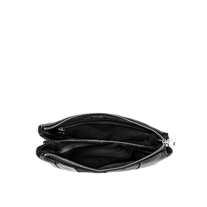 Cartera bandolera pequeña piazza negro