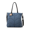 Cartera tote shopping novak grande denim