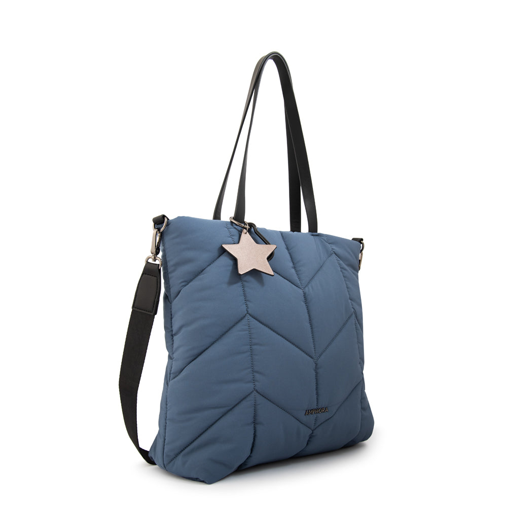 Cartera tote shopping novak grande denim