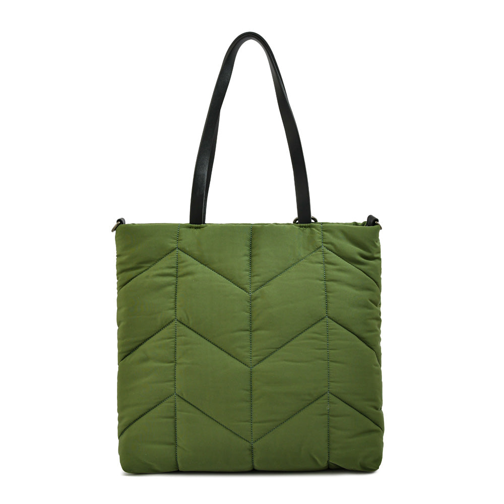 Cartera tote shopping novak grande verde oliva